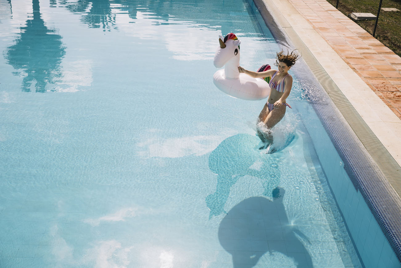 Una piscina correttamente trattata è un posto sicuro